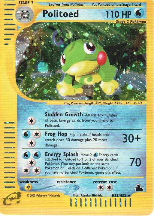 Politoed - H23/H32 - Holo Rare